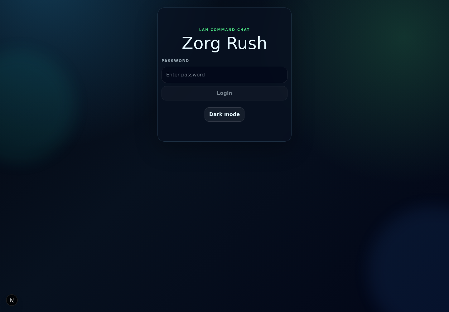 LAN Command Chat with Neural Recall Activity controls
